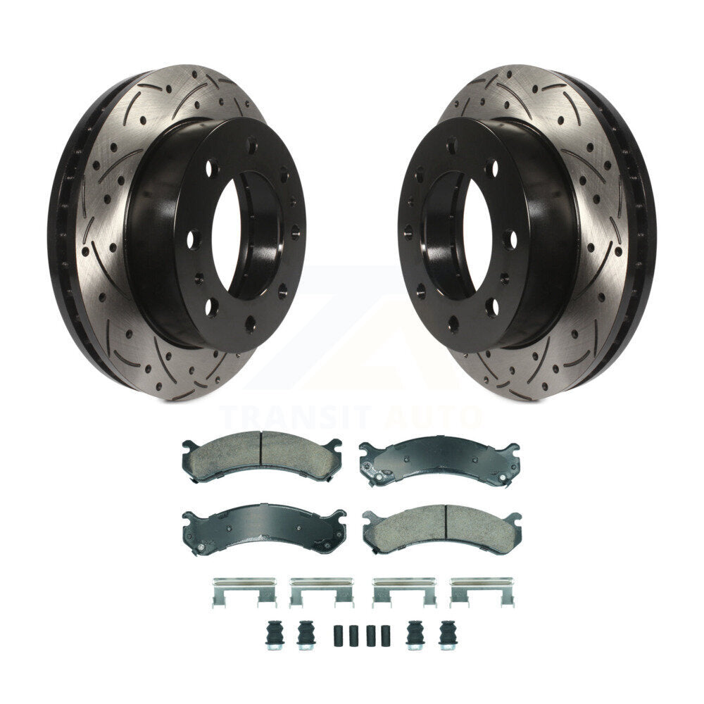 Transit Auto KDA-102786 Disc Brake Kit for 1999-2020 GMC Savana 3500, Chevrolet Express 3500, Chevrolet Express 2500 & more - Front product image