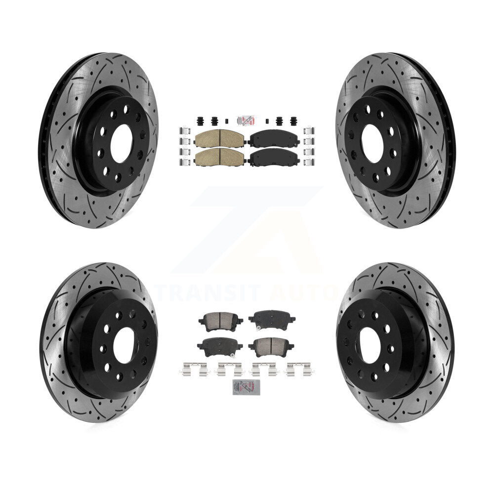 Transit Auto KDA-102790 Disc Brake Kit for 2021 Jeep Wrangler - Front and Rear product image