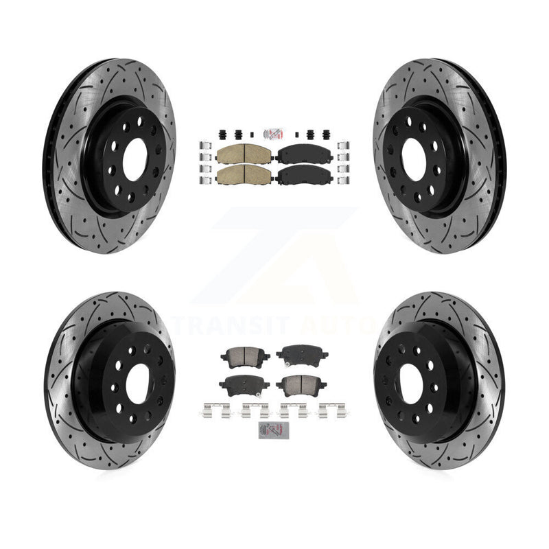 Transit Auto KDA-102790 Disc Brake Kit for 2021 Jeep Wrangler - Front and Rear product image