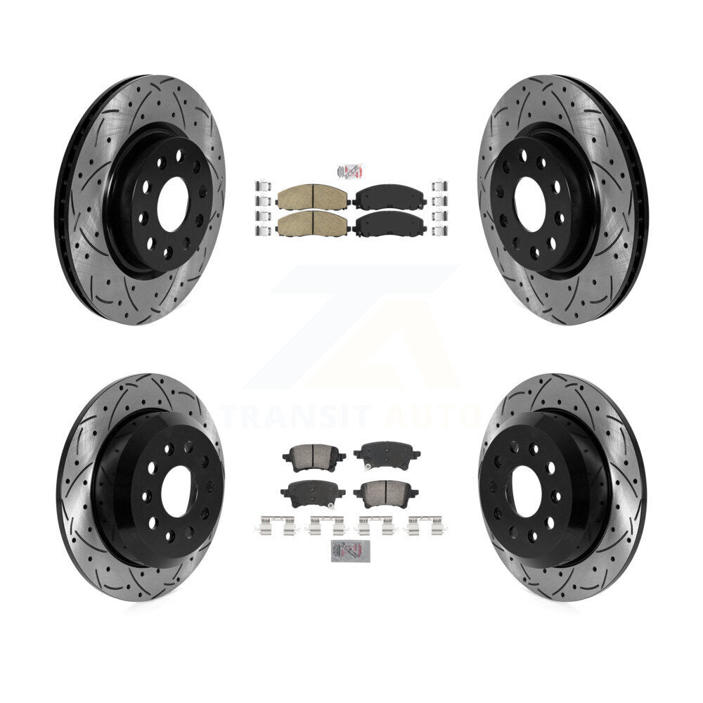 Transit Auto KDA-102791 Disc Brake Kit for 2021 Jeep Wrangler - Front and Rear product image