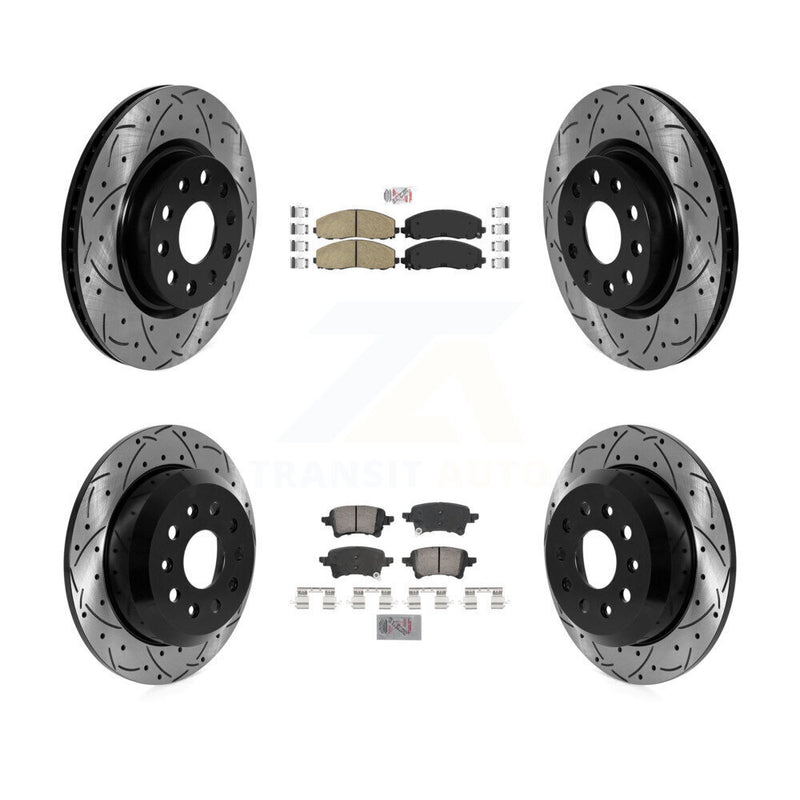 Transit Auto KDA-102791 Disc Brake Kit for 2021 Jeep Wrangler - Front and Rear product image