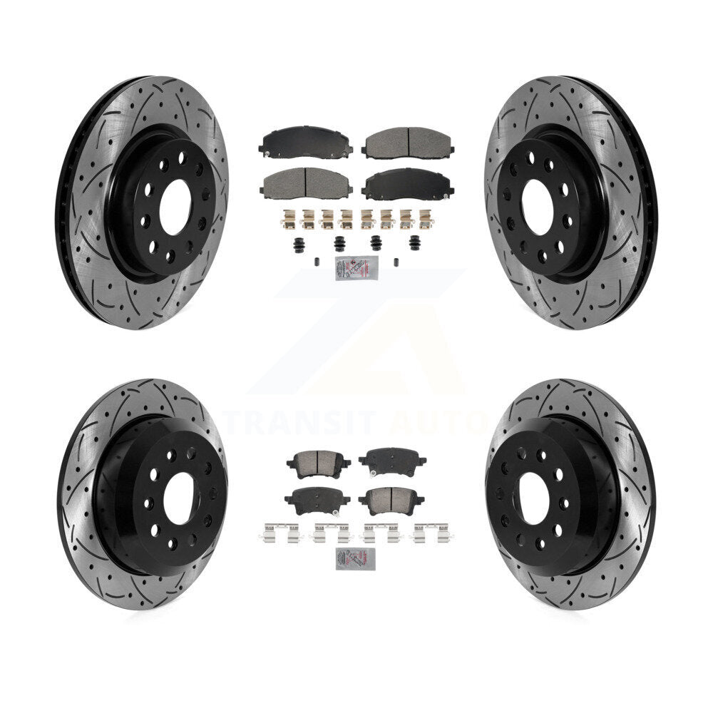 Transit Auto KDA-102792 Disc Brake Kit for 2021 Jeep Wrangler - Front and Rear product image