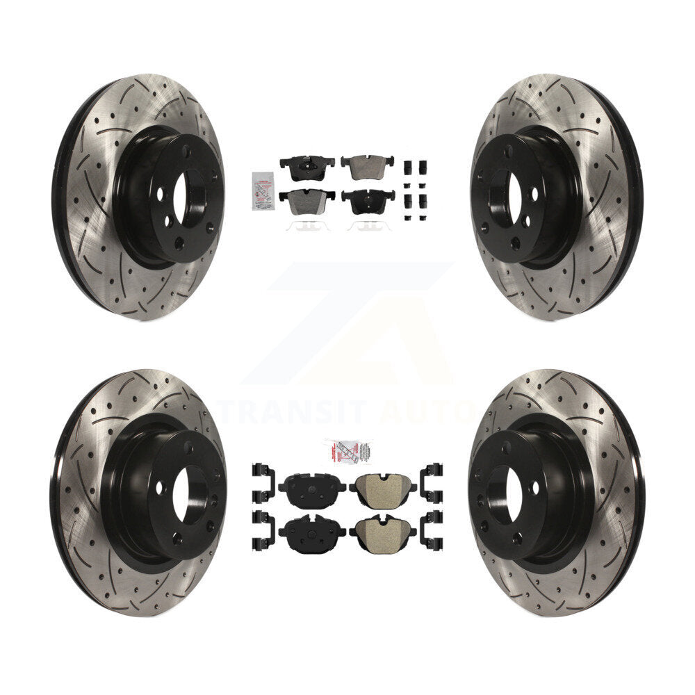 Transit Auto KDA-102793 Disc Brake Kit for 2011-2018 BMW X4, BMW X3 - Front and Rear product image