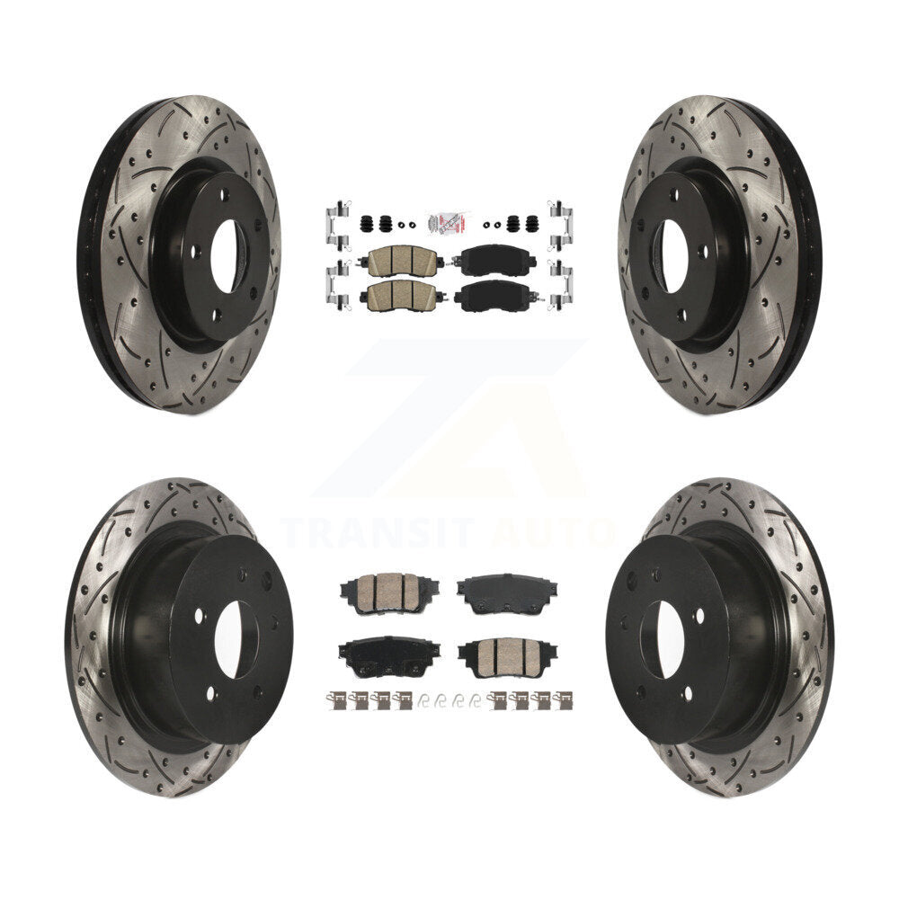 Transit Auto KDA-102798 Disc Brake Kit for 2019-2020 Nissan Altima - Front and Rear product image