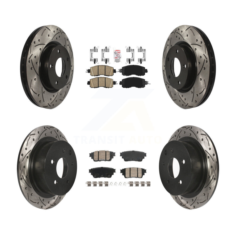 Transit Auto KDA-102799 Disc Brake Kit for 2019-2020 Nissan Altima - Front and Rear product image