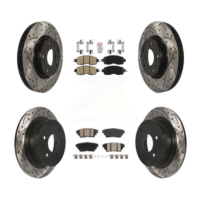 Transit Auto KDA-102799 Disc Brake Kit for 2019-2020 Nissan Altima - Front and Rear product image