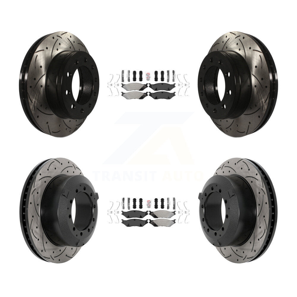 Transit Auto KDA-102800 Disc Brake Kit for 2005-2016 Ford F-450 Super Duty, International CF500, International CF600 & more - Front and Rear product image
