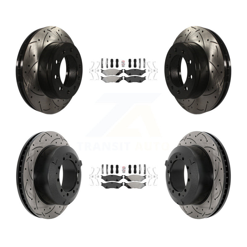 Transit Auto KDA-102800 Disc Brake Kit for 2005-2016 Ford F-450 Super Duty, International CF500, International CF600 & more - Front and Rear product image