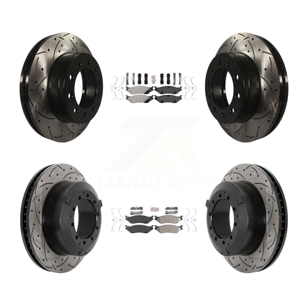 Transit Auto KDA-102801 Disc Brake Kit for 2005-2016 Ford F-450 Super Duty, International CF500, International CF600 & more - Front and Rear product image