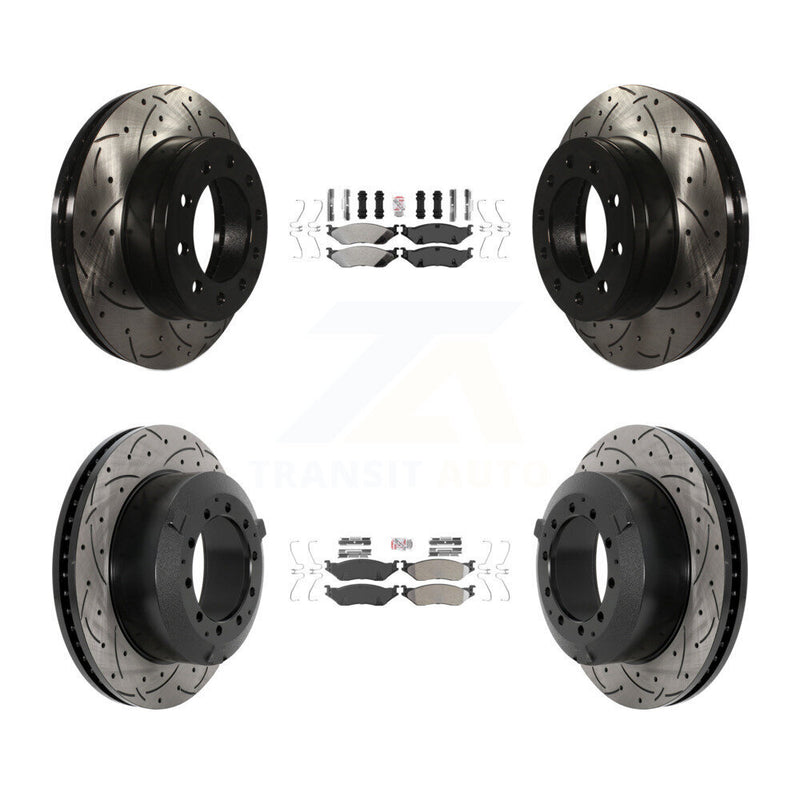 Transit Auto KDA-102801 Disc Brake Kit for 2005-2016 Ford F-450 Super Duty, International CF500, International CF600 & more - Front and Rear product image