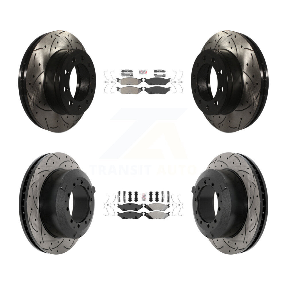 Transit Auto KDA-102802 Disc Brake Kit for 2005-2016 Ford F-450 Super Duty, International CF500, International CF600 & more - Front and Rear product image