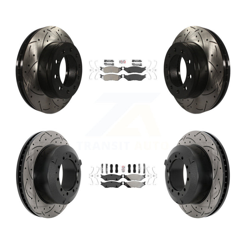 Transit Auto KDA-102802 Disc Brake Kit for 2005-2016 Ford F-450 Super Duty, International CF500, International CF600 & more - Front and Rear product image