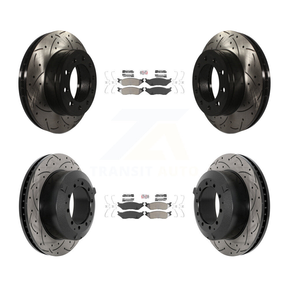 Transit Auto KDA-102803 Disc Brake Kit for 2005-2016 Ford F-450 Super Duty, International CF500, International CF600 & more - Front and Rear product image