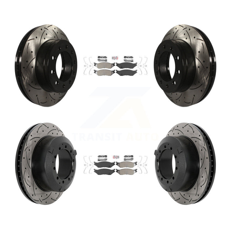 Transit Auto KDA-102803 Disc Brake Kit for 2005-2016 Ford F-450 Super Duty, International CF500, International CF600 & more - Front and Rear product image