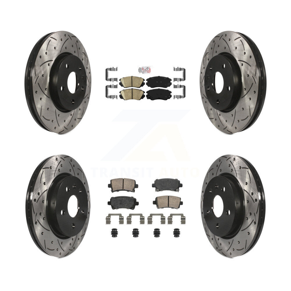 Transit Auto KDA-102810 Disc Brake Kit for 2010-2020 Chevrolet Malibu Limited, Chevrolet Impala, Chevrolet Malibu & more - Front and Rear product image