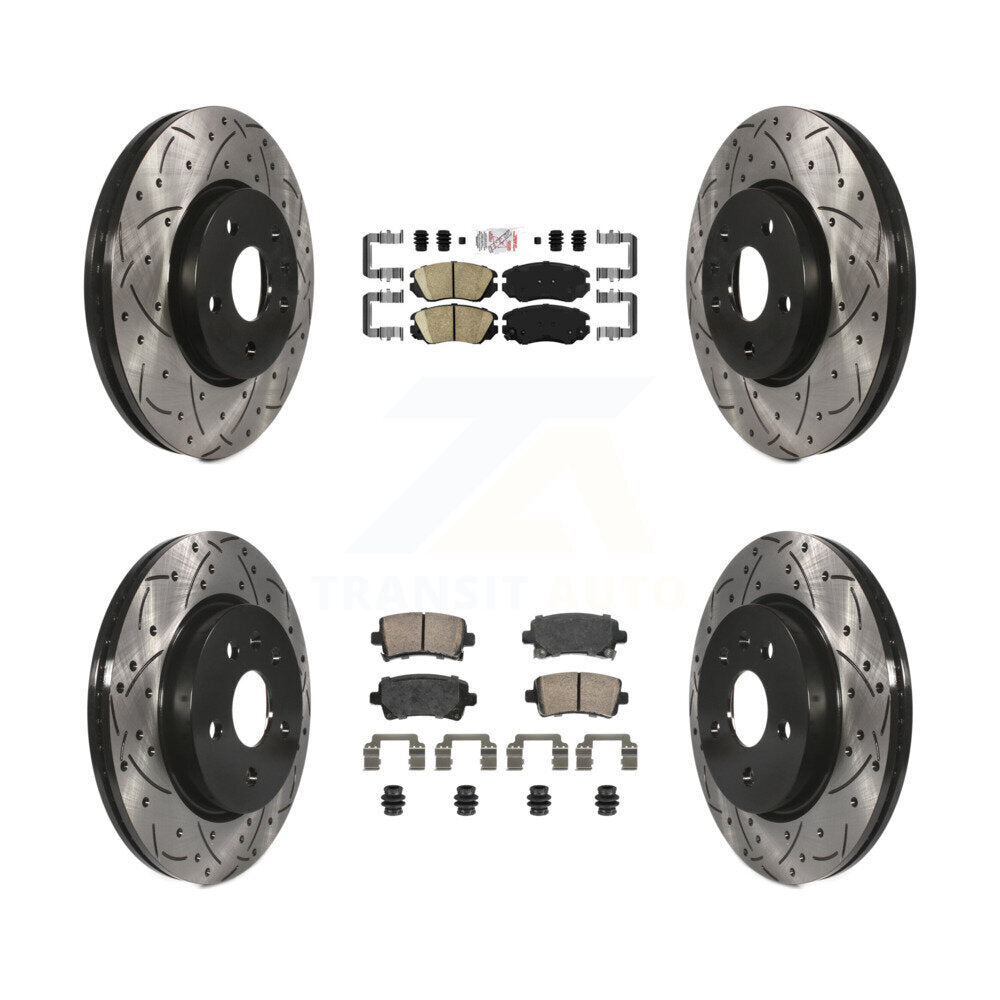 Transit Auto KDA-102811 Disc Brake Kit for 2010-2020 Chevrolet Malibu Limited, Chevrolet Impala, Chevrolet Malibu & more - Front and Rear product image