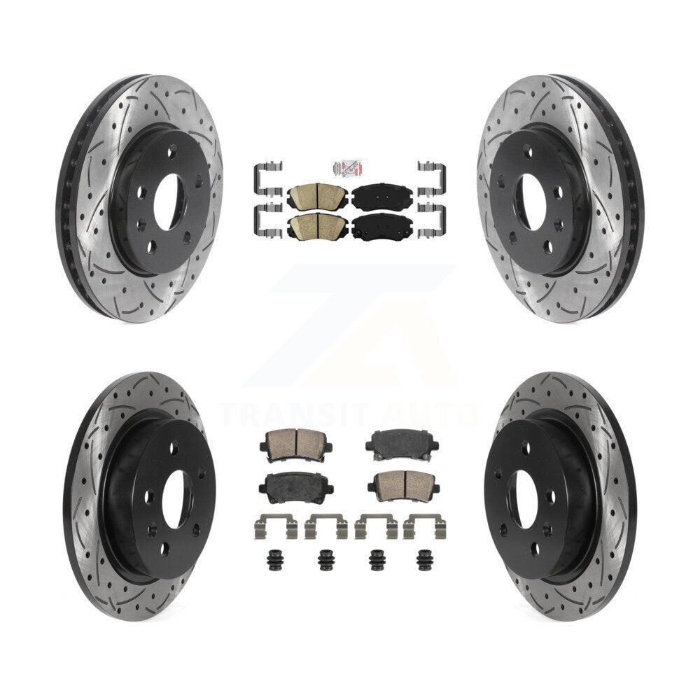 Transit Auto KDA-102813 Disc Brake Kit for 2013-2016 Chevrolet Malibu Limited, Chevrolet Malibu - Front and Rear product image