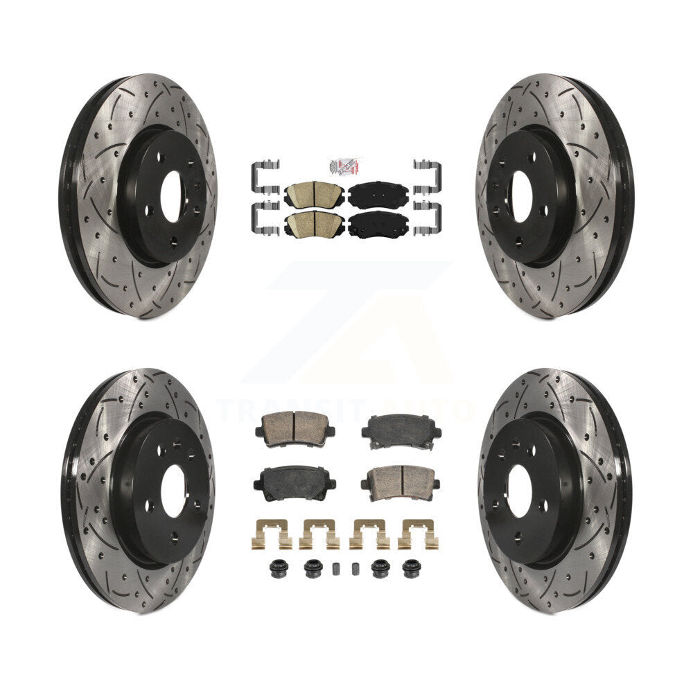 Transit Auto KDA-102814 Disc Brake Kit for 2010-2015 Chevrolet Malibu, Buick LaCrosse - Front and Rear product image
