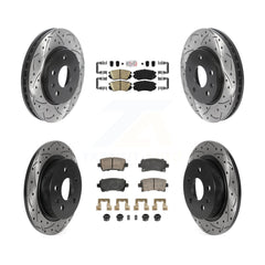 Transit Auto KDA-102815 Disc Brake Kit for 2013-2015 Chevrolet Malibu - Front and Rear product image