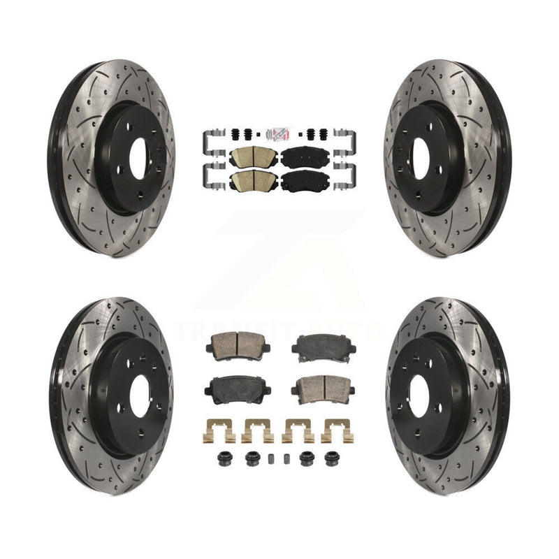 Transit Auto KDA-102817 Disc Brake Kit for 2010-2015 Chevrolet Malibu, Buick LaCrosse - Front and Rear product image