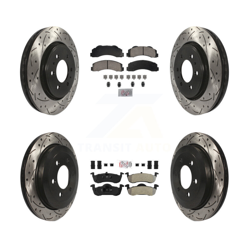 Transit Auto KDA-102818 Disc Brake Kit for 2010-2017 Ford Expedition, Lincoln Navigator - Front and Rear product image