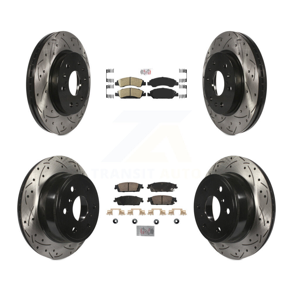 Transit Auto KDA-102832 Disc Brake Kit for 2014-2020 Chevrolet Suburban, Cadillac Escalade, Cadillac Escalade ESV & more - Front and Rear product image