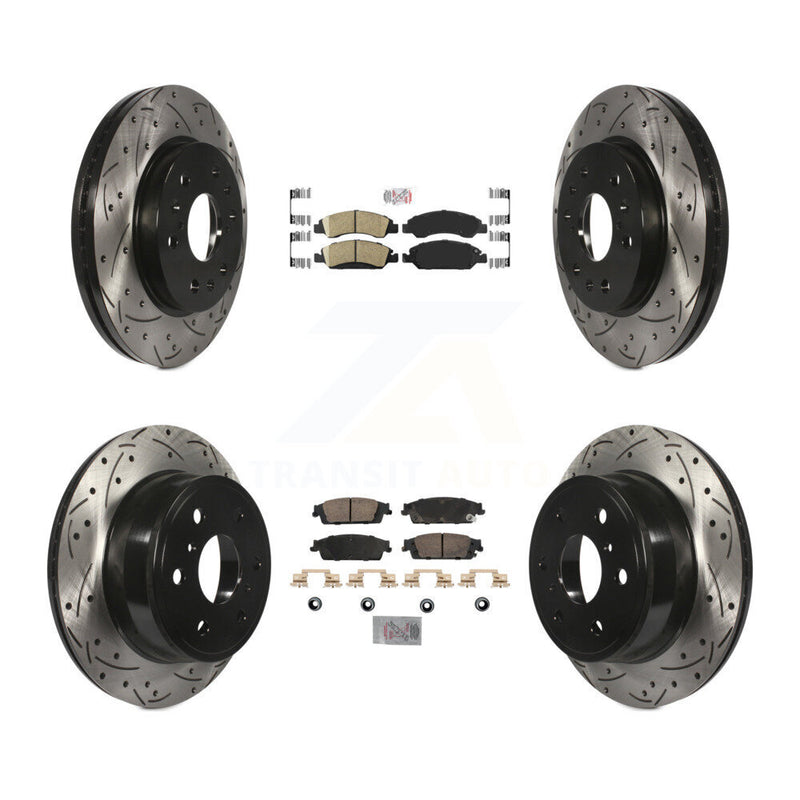 Transit Auto KDA-102832 Disc Brake Kit for 2014-2020 Chevrolet Suburban, Cadillac Escalade, Cadillac Escalade ESV & more - Front and Rear product image
