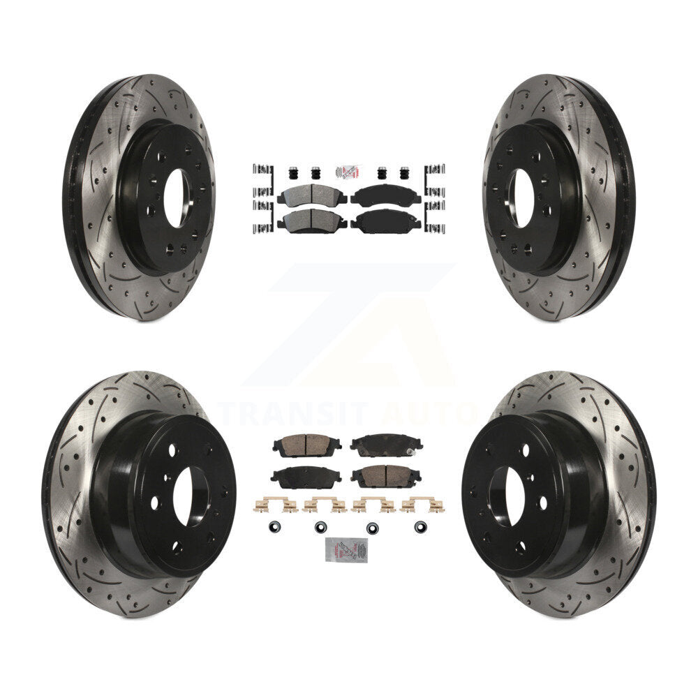 Transit Auto KDA-102833 Disc Brake Kit for 2014-2020 Chevrolet Suburban, Cadillac Escalade, Cadillac Escalade ESV & more - Front and Rear product image