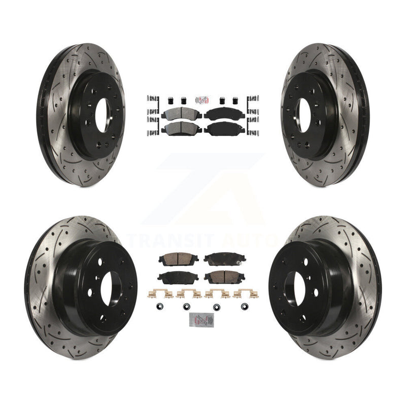 Transit Auto KDA-102833 Disc Brake Kit for 2014-2020 Chevrolet Suburban, Cadillac Escalade, Cadillac Escalade ESV & more - Front and Rear product image