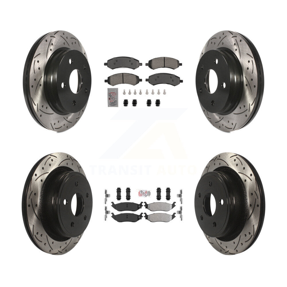 Transit Auto KDA-102855 Disc Brake Kit for 2006-2023 Ram 1500 Classic, Ram 1500, Dodge Ram 1500 & more - Front and Rear product image