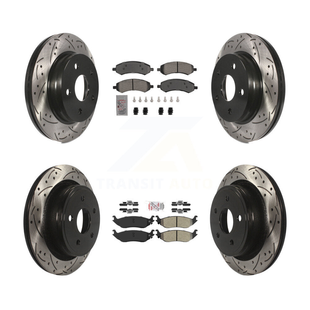 Transit Auto KDA-102856 Disc Brake Kit for 2006-2023 Ram 1500 Classic, Ram 1500, Dodge Ram 1500 & more - Front and Rear product image