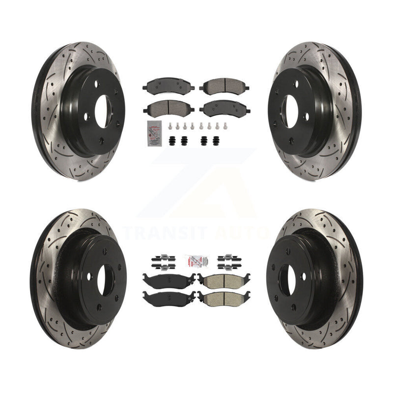 Transit Auto KDA-102856 Disc Brake Kit for 2006-2023 Ram 1500 Classic, Ram 1500, Dodge Ram 1500 & more - Front and Rear product image