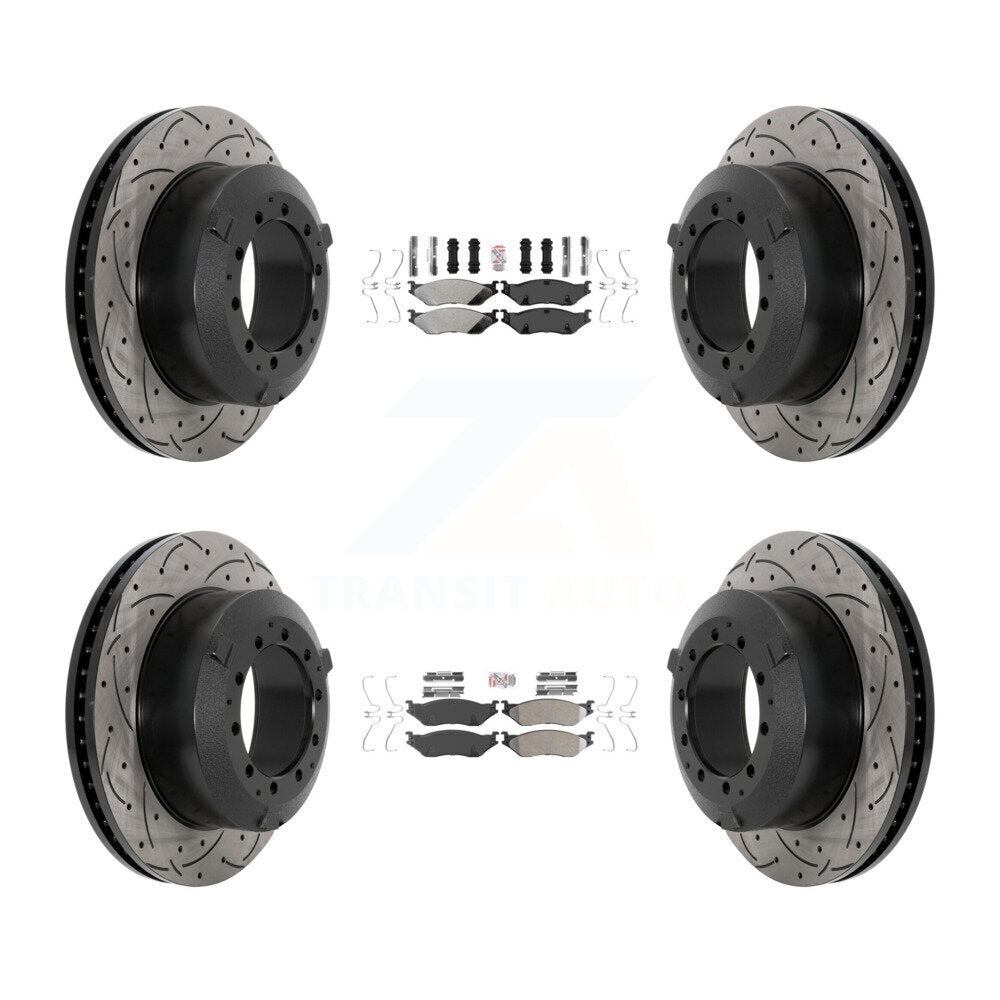 Transit Auto KDA-102858 Disc Brake Kit for 2010-2018 IC Corporation AE School Bus, IC Corporation AC Commercial Bus, International TerraStar - Front and Rear product image