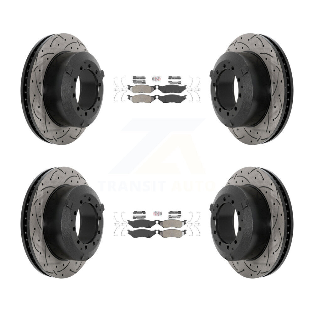 Transit Auto KDA-102860 Disc Brake Kit for 2010-2018 IC Corporation AE School Bus, IC Corporation AC Commercial Bus, International TerraStar - Front and Rear product image