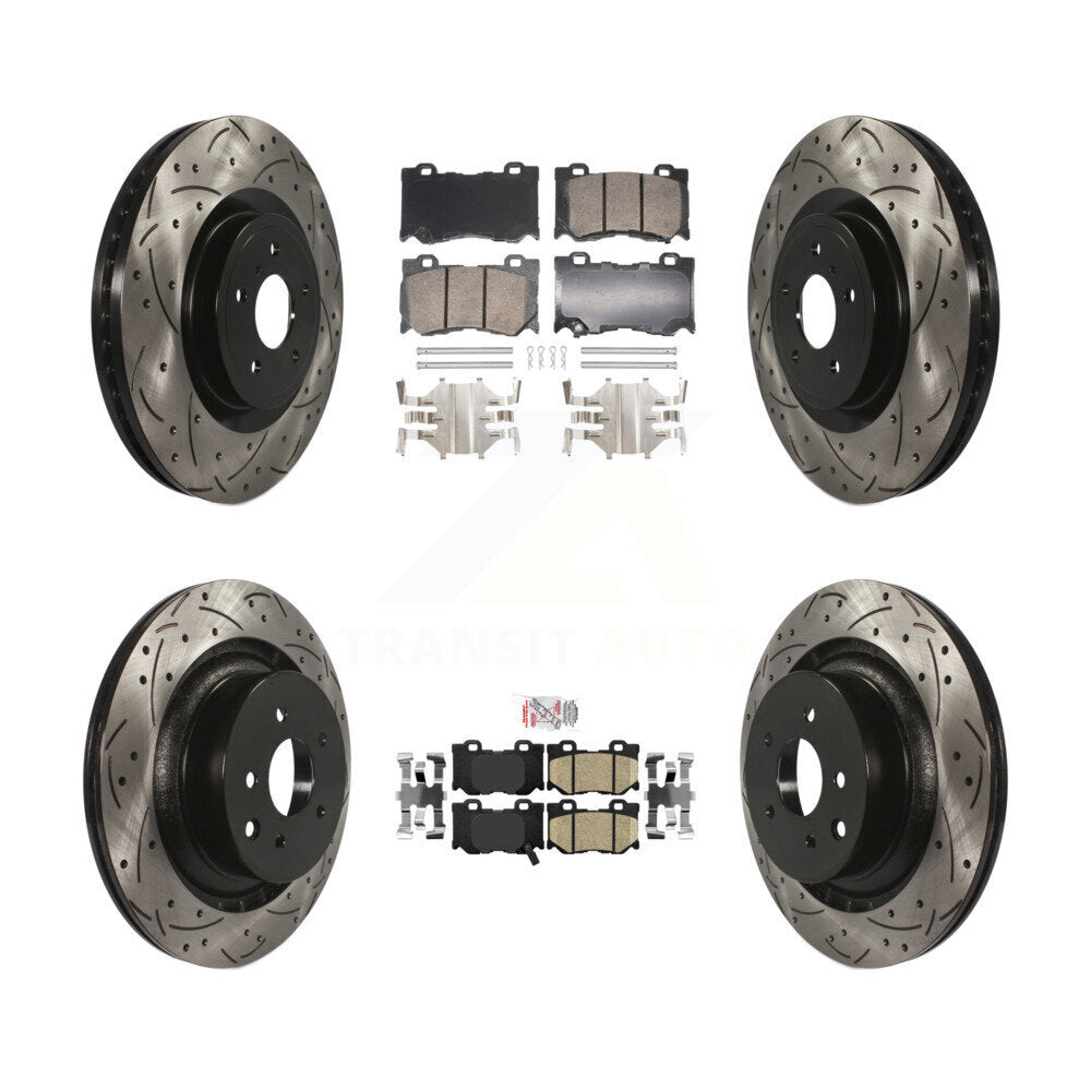 Transit Auto KDA-102865 Disc Brake Kit for 2009-2013 INFINITI G37 - Front and Rear product image