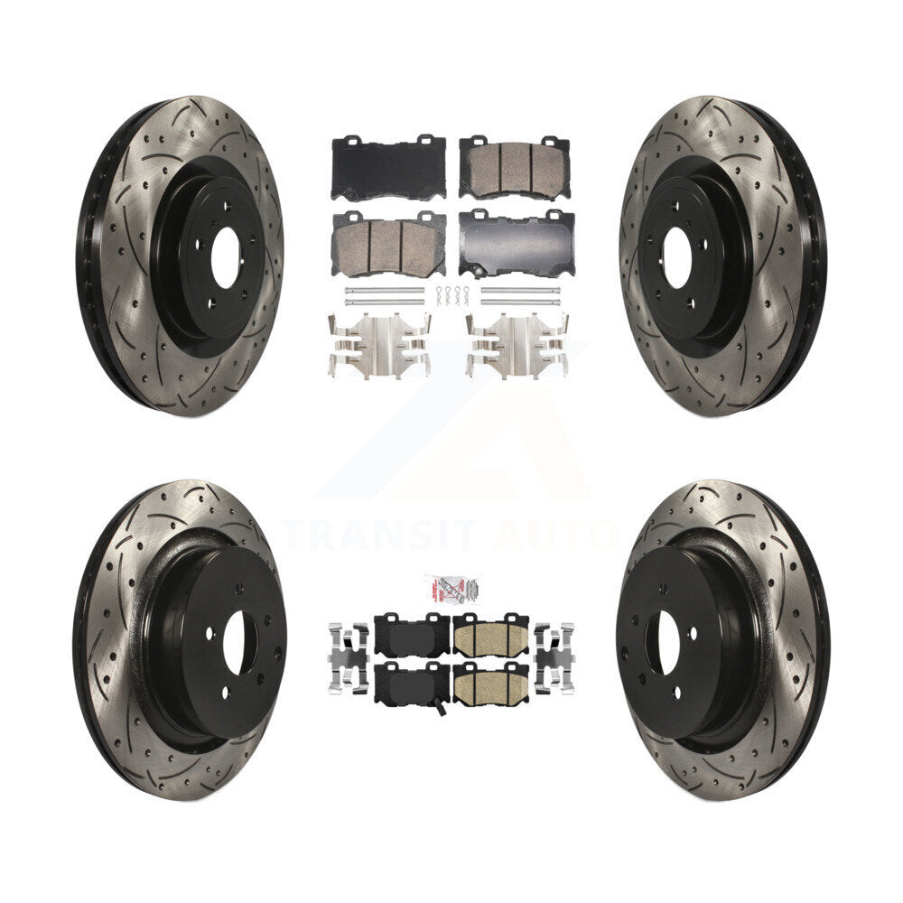Transit Auto KDA-102866 Disc Brake Kit for 2009-2013 INFINITI FX50 - Front and Rear product image