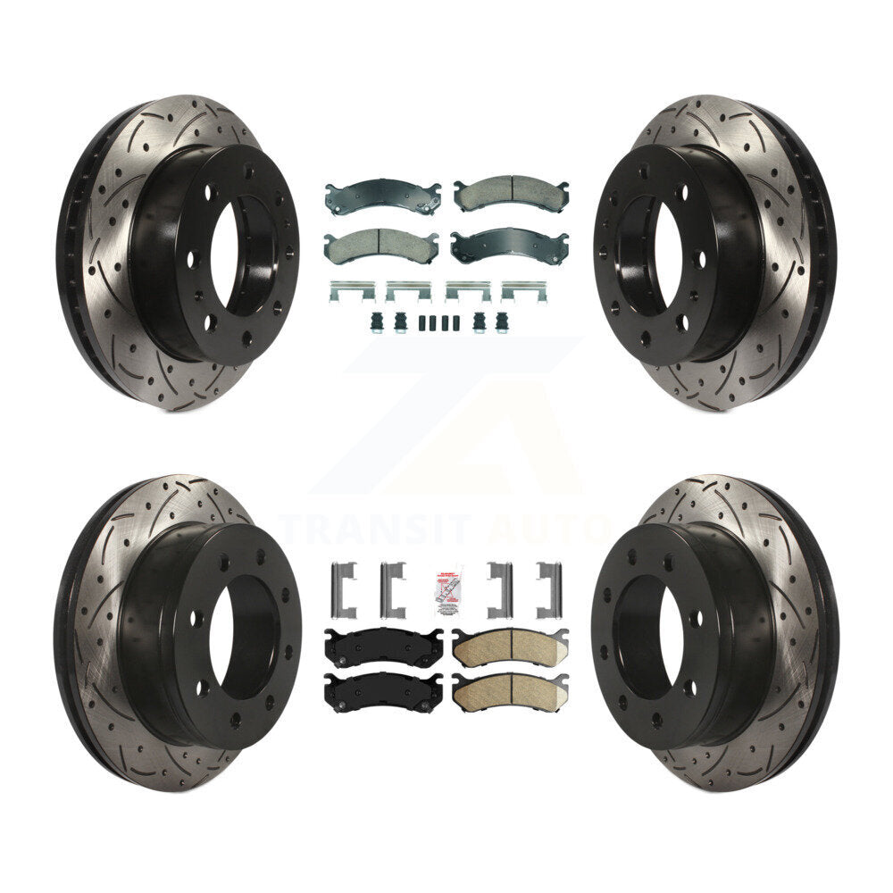Transit Auto KDA-102871 Disc Brake Kit for 1999-2013 Chevrolet Suburban 2500, GMC Yukon XL 2500, Chevrolet Silverado 2500 HD & more - Front and Rear product image