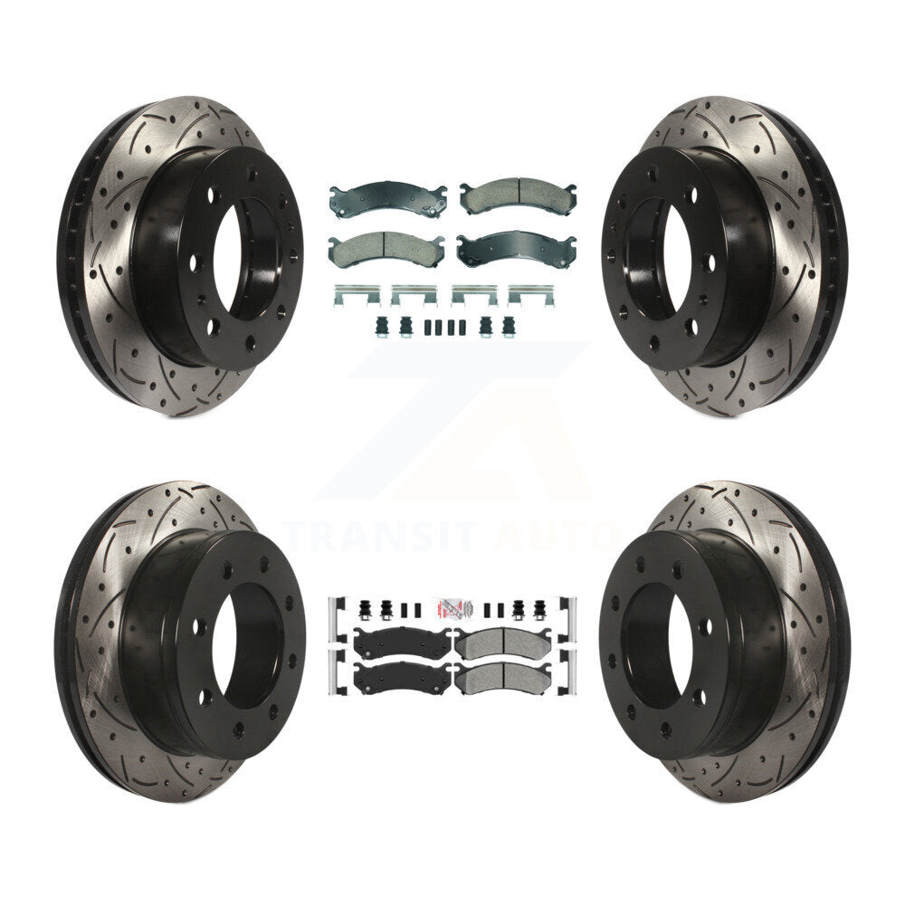 Transit Auto KDA-102872 Disc Brake Kit for 1999-2013 Chevrolet Suburban 2500, GMC Yukon XL 2500, Chevrolet Silverado 2500 HD & more - Front and Rear product image
