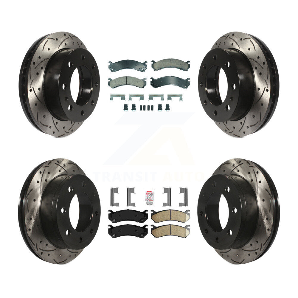 Transit Auto KDA-102873 Disc Brake Kit for 1999-2009 Chevrolet Silverado 1500 HD Classic, Chevrolet Suburban 2500, GMC Sierra 1500 HD Classic & more - Front and Rear product image