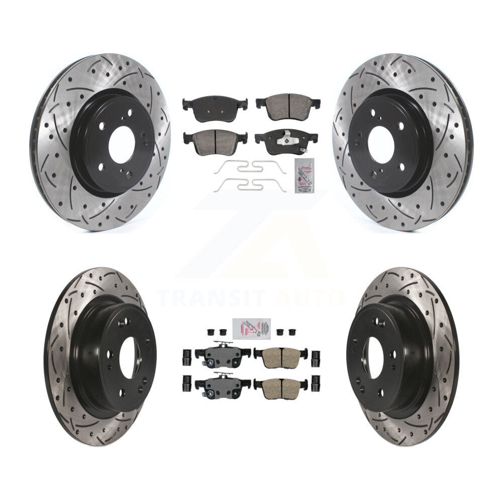Transit Auto KDA-102875 Disc Brake Kit for 2018-2024 Honda Accord - Front and Rear product image