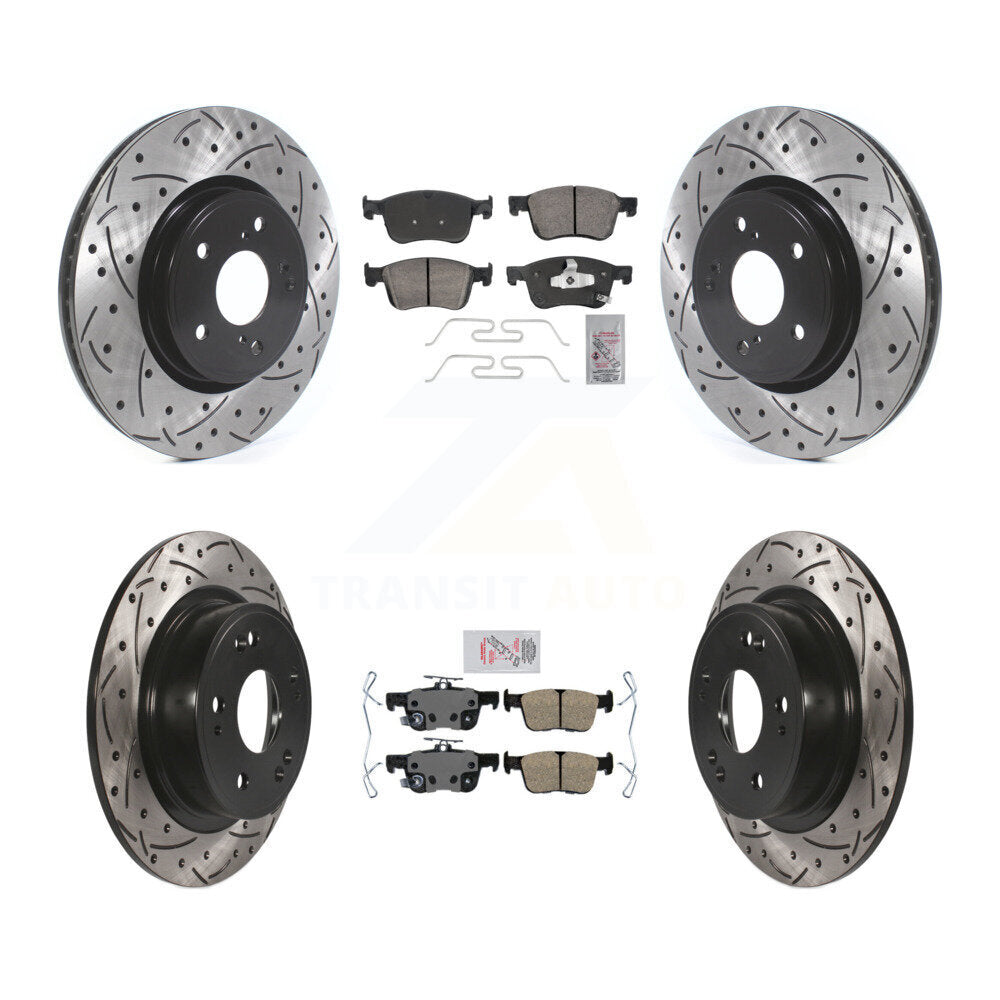 Transit Auto KDA-102876 Disc Brake Kit for 2018-2024 Honda Accord - Front and Rear product image