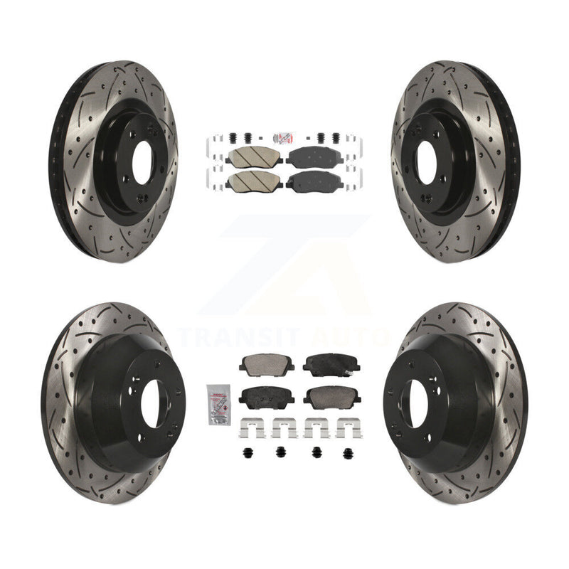 Transit Auto KDA-102884 Disc Brake Kit for 2013-2016 Hyundai Santa Fe, Hyundai Santa Fe XL - Front and Rear product image