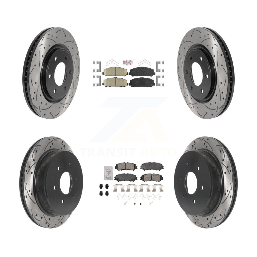 Transit Auto KDA-102894 Disc Brake Kit for 2017-2023 Nissan TITAN - Front and Rear product image