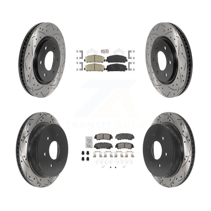 Transit Auto KDA-102894 Disc Brake Kit for 2017-2023 Nissan TITAN - Front and Rear product image