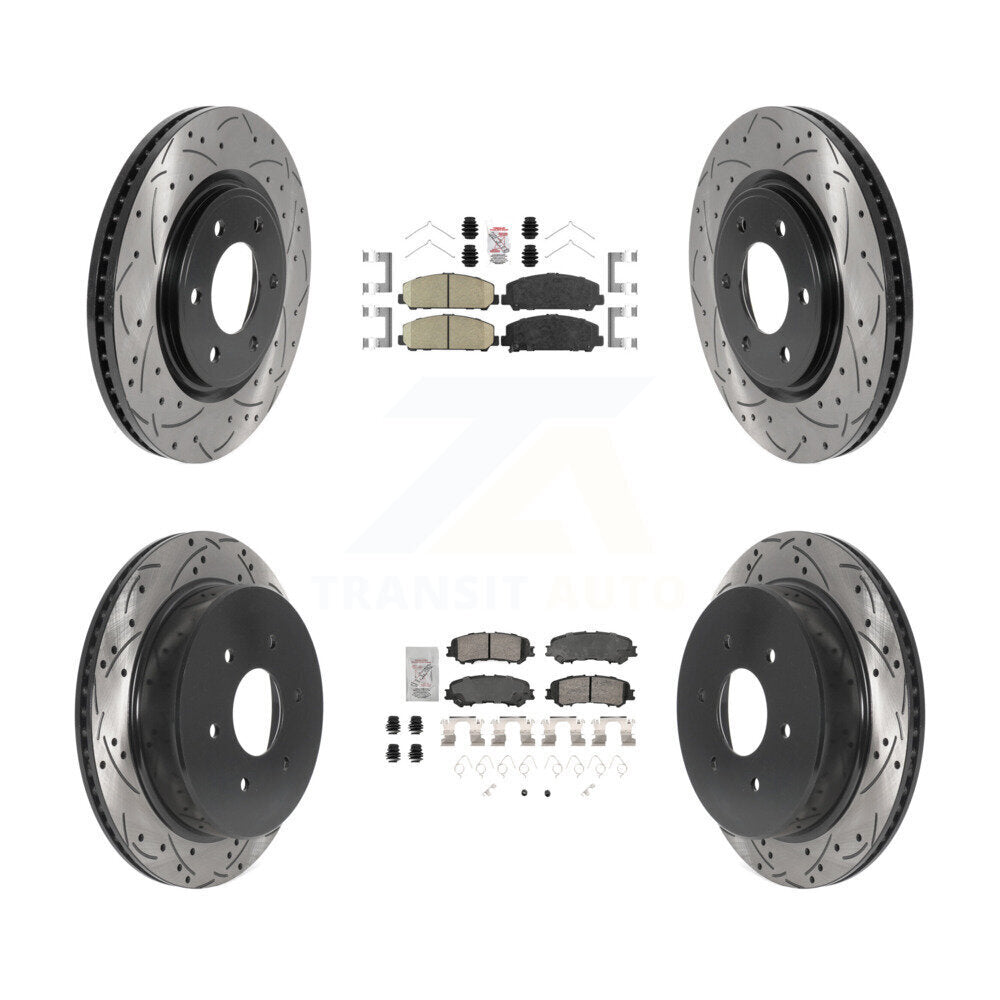 Transit Auto KDA-102895 Disc Brake Kit for 2017-2023 Nissan TITAN - Front and Rear product image