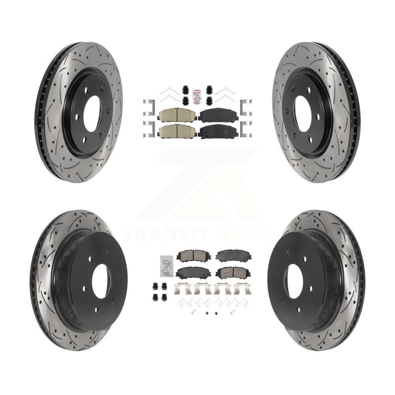 Transit Auto KDA-102895 Disc Brake Kit for 2017-2023 Nissan TITAN - Front and Rear product image