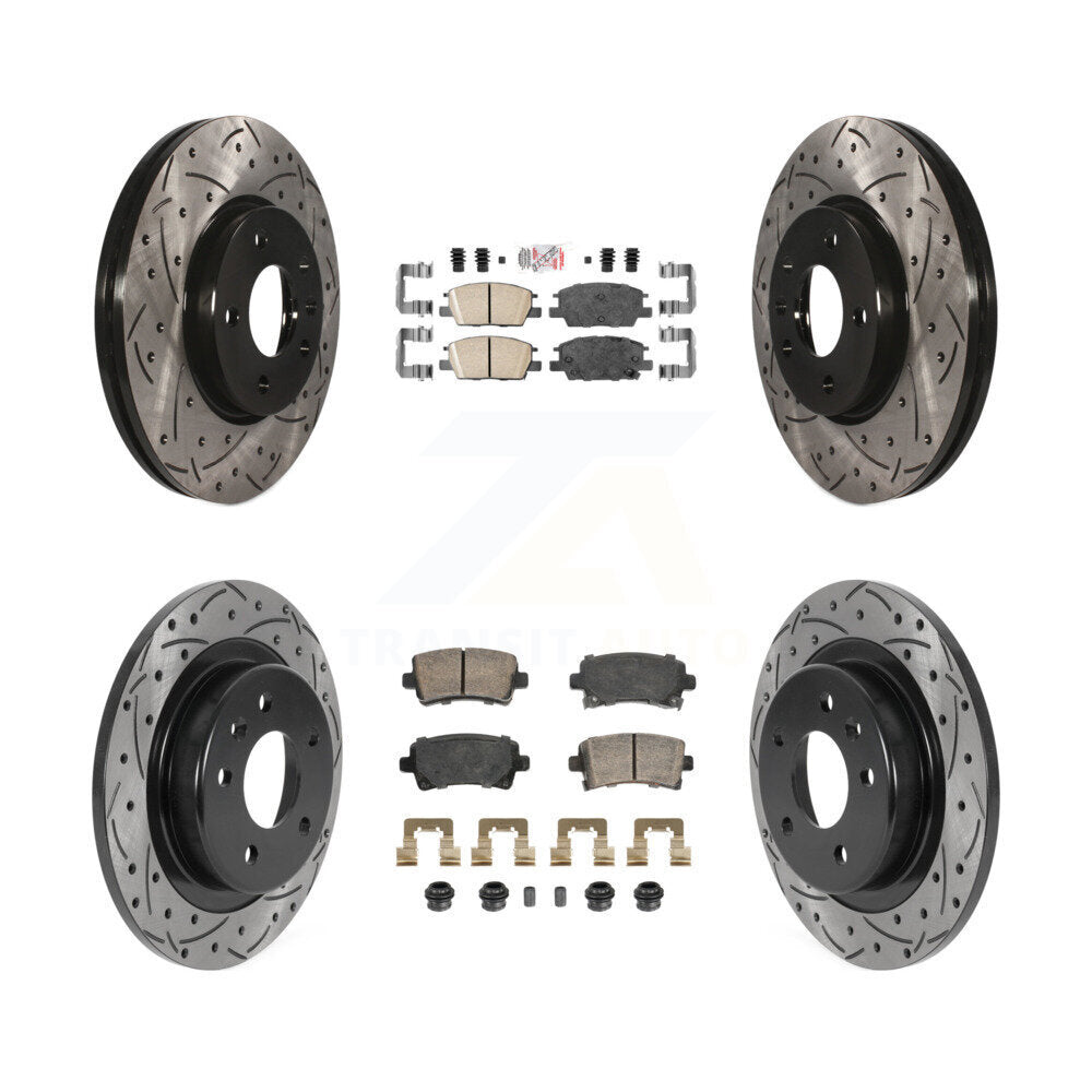Transit Auto KDA-102896 Disc Brake Kit for 2016 Chevrolet Malibu - Front and Rear product image