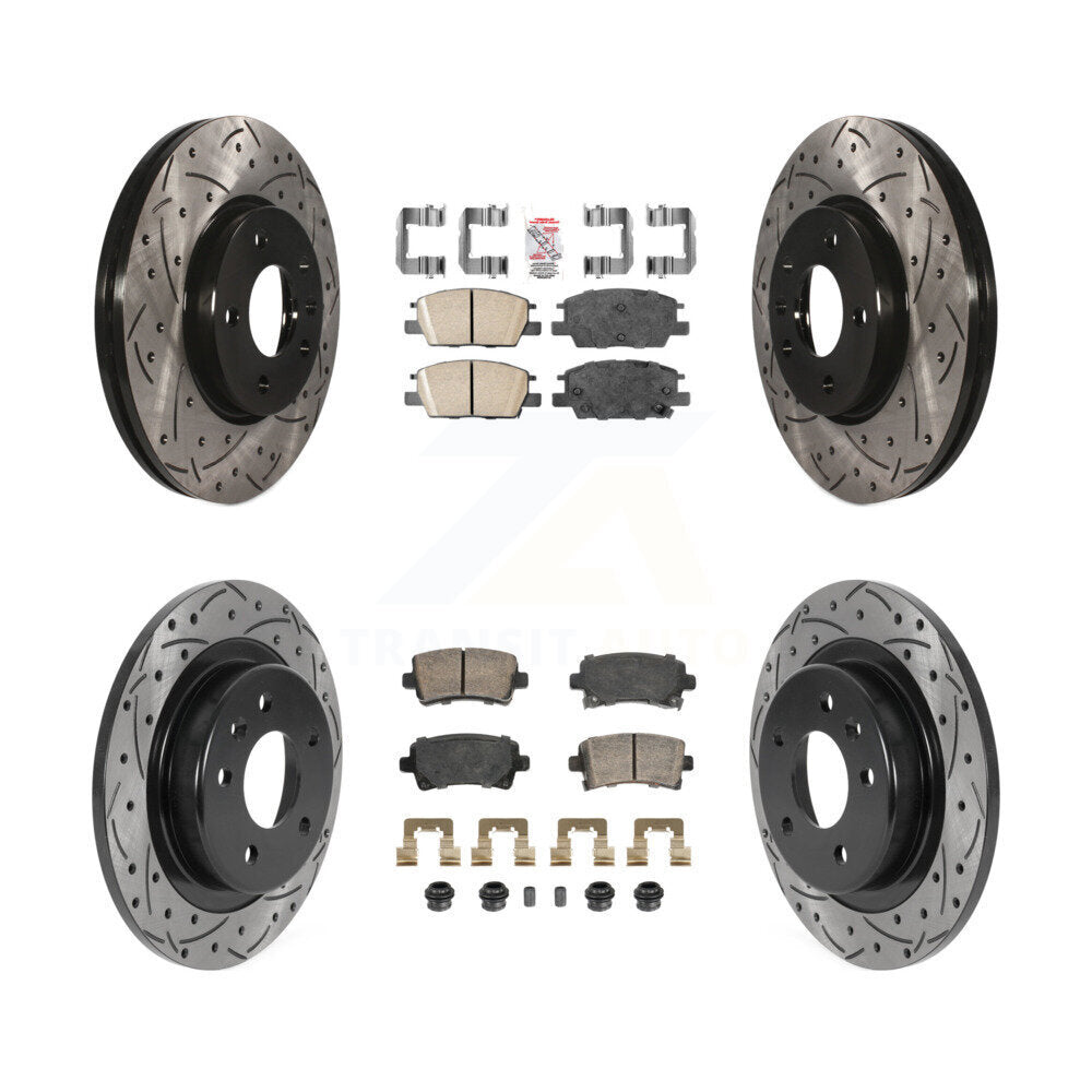 Transit Auto KDA-102897 Disc Brake Kit for 2016 Chevrolet Malibu - Front and Rear product image