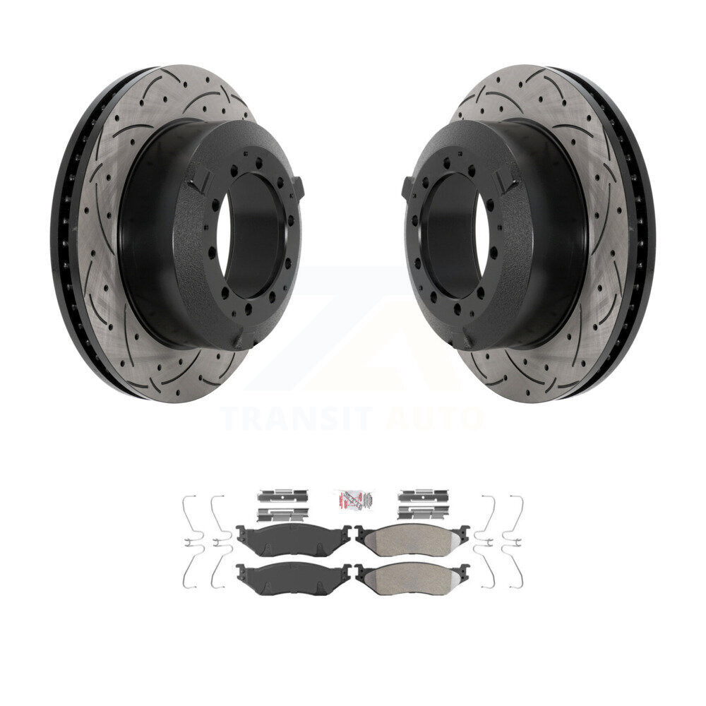 Transit Auto KDA-102904 Disc Brake Kit for 2005-2018 IC Corporation AE School Bus, IC Corporation AC Commercial Bus, Ford F-450 Super Duty & more - Rear product image