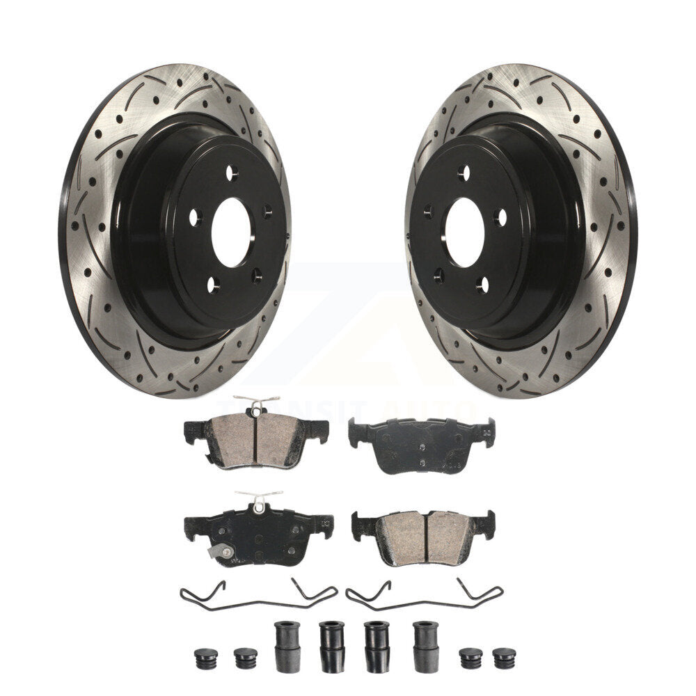 Transit Auto KDA-102909 Disc Brake Kit for 2019-2020 Ford Police Responder Hybrid - Rear product image